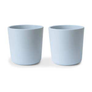 Mushie® set dveh kozarčkov – Powder Blue
